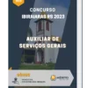 Apostila Auxiliar de Serviços Gerais Concurso Ibiraiaras RS 2023