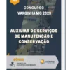 Apostila Auxiliar de Serviços de Manutenção e Conservação Concurso Varginha MG 2023
