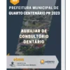 Apostila Auxiliar De Consultório Dentário Prefeitura de Quarto Centenário PR 2023