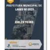 Apostila Calceteiro Prefeitura de Lages SC 2023
