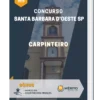 Apostila Carpinteiro Concurso Santa Barbara d’Oeste SP 2023