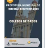 Apostila Coletor de Dados Prefeitura de Ribeirão Bonito SP 2023