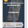 Apostila Cozinheiro Prefeitura de Boa Nova BA 2023