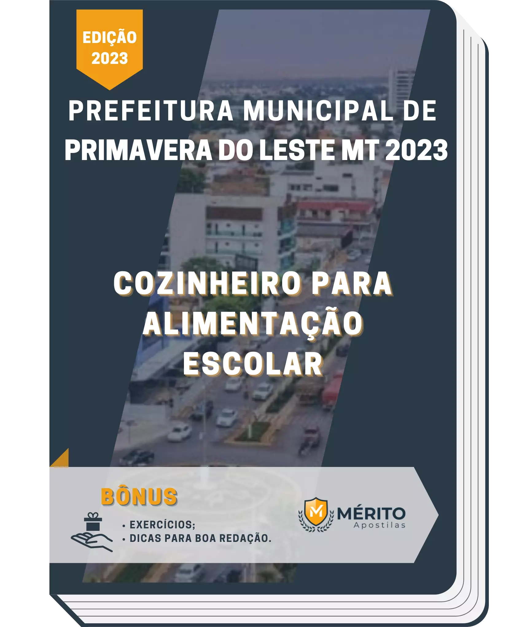 Apostila Cozinheiro Para Alimentação Escolar Prefeitura de Primavera do Leste MT 2023