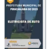 Apostila Eletricista De Auto Prefeitura de Piracanjuba GO 2023