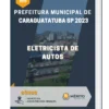 Apostila Eletricista de Autos Prefeitura de Caraguatatuba SP 2023