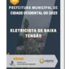Apostila Eletricista de Baixa Tensão Prefeitura de Cidade Ocidental GO 2023