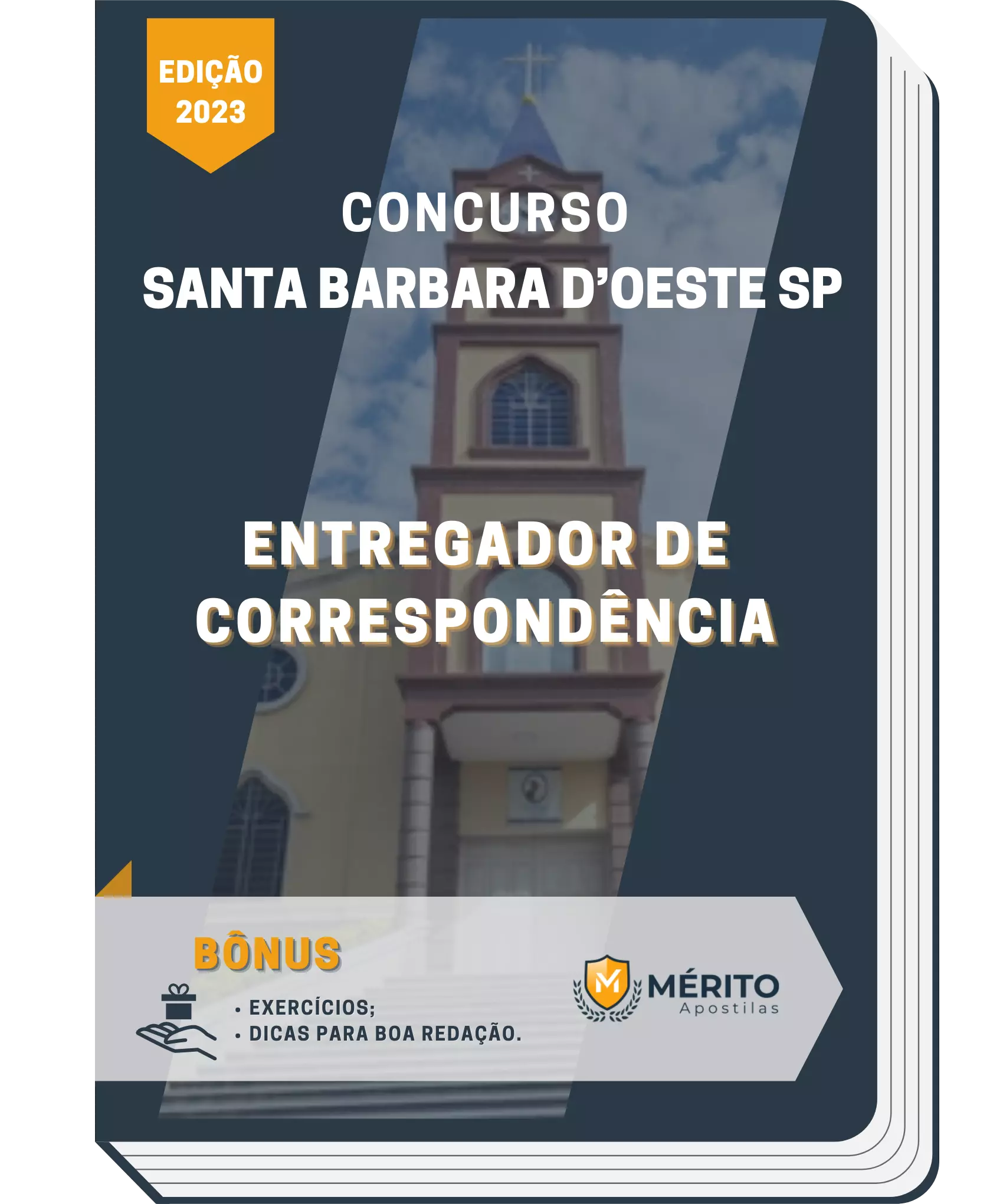 Apostila Entregador de Correspondência Concurso Santa Barbara d’Oeste SP 2023