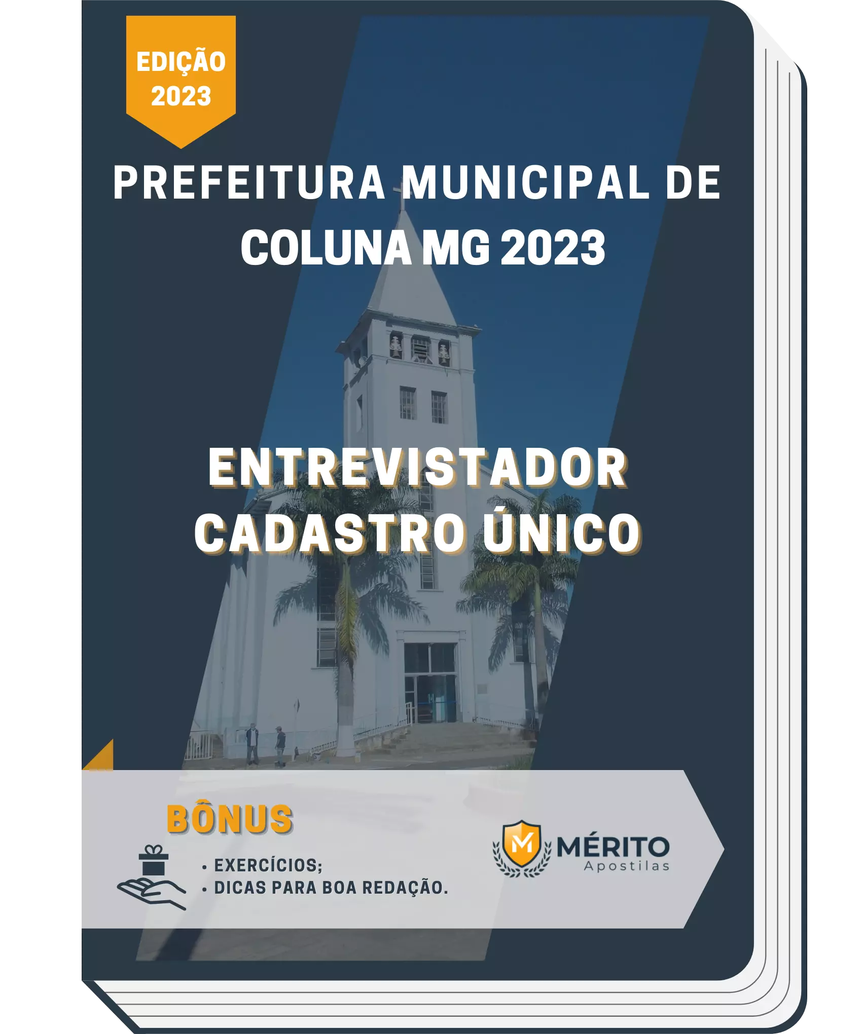 Apostila Entrevistador Cadastro Único Prefeitura de Coluna MG 2023