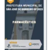 Apostila Farmacêutico Prefeitura de São José do Barreiro SP 2023