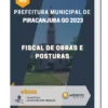 Apostila Fiscal De Obras E Posturas Prefeitura de Piracanjuba GO 2023