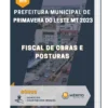 Apostila Fiscal De Obras E Posturas Prefeitura de Primavera do Leste MT 2023