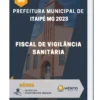 Apostila Fiscal De Vigilância Sanitária Prefeitura de Itaipé MG 2023
