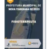 Apostila Fisioterapeuta Prefeitura de Nova Itaberaba SC 2023