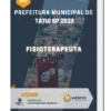Apostila Fisioterapeuta Prefeitura de Tatuí SP 2023