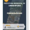 Apostila Fonoaudiólogo Prefeitura de Lindoia SP 2023