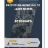 Apostila Fotógrafo Prefeitura de Lages SC 2023