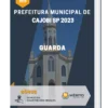 Apostila Guarda Prefeitura de Cajobi SP 2023