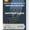 Apostila Inspetor De Alunos Prefeitura de Caraguatatuba SP 2023