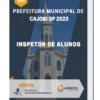 Apostila Inspetor de Alunos Prefeitura de Cajobi SP 2023