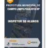 Apostila Inspetor de alunos Prefeitura de Campo Limpo Paulista SP 2023