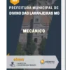 Apostila Mecânico Prefeitura de Divino das Laranjeiras MG 2023