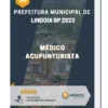 Apostila Médico Acupunturista Prefeitura de Lindoia SP 2023