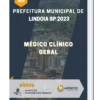 Apostila Médico Clínico Geral Prefeitura de Lindoia SP 2023