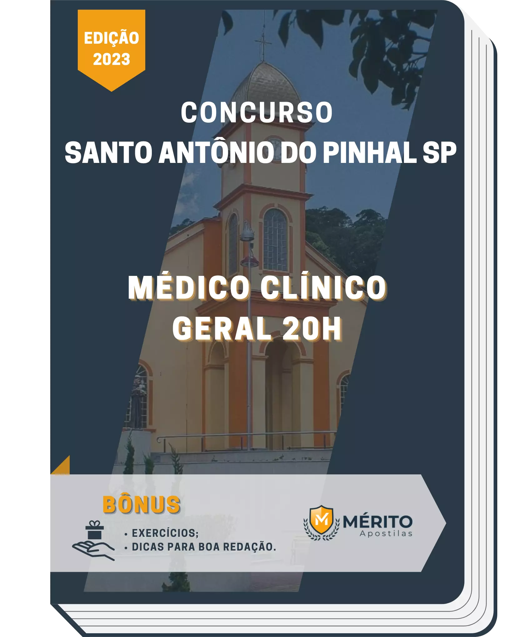 Apostila Médico Clínico Geral 20h Concurso Santo Antônio do Pinhal SP