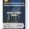 Apostila Médico Clínico Geral Prefeitura de Faxinal do Soturno RS 2023