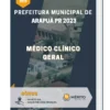 Apostila Médico Clínico Geral Prefeitura de Arapuã PR 2023
