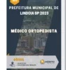 Apostila Médico Ortopedista Prefeitura de Lindoia SP 2023