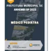 Apostila Médico Pediatra Prefeitura de Anhembi SP 2023
