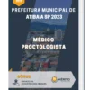 Apostila Médico Proctologista Prefeitura de Atibaia SP 2023