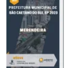 Apostila Merendeira Prefeitura de São Caetano do Sul SP 2023