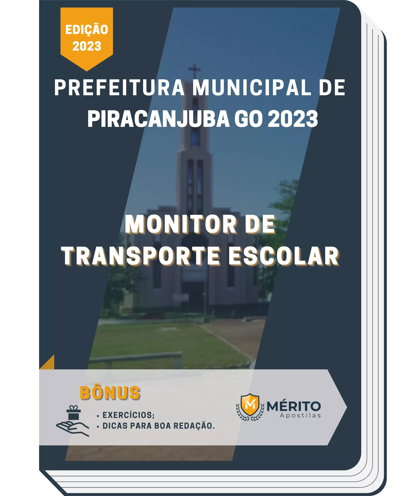Apostila Monitor De Transporte Escolar Prefeitura de Piracanjuba GO 2023