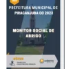 Apostila Monitor Social De Abrigo Prefeitura de Piracanjuba GO 2023