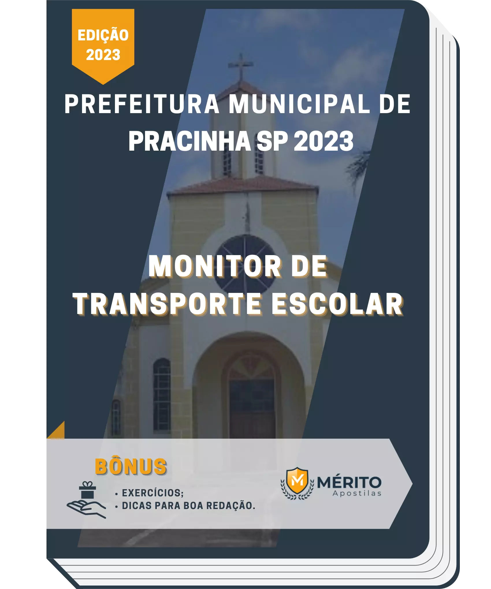 Apostila Monitor de Transporte Escolar Prefeitura de Pracinha SP 2023