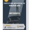 Apostila Motorista Prefeitura de Ibiaçá RS 2023