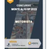 Apostila Motorista Concurso Monte Alto SP 2023