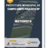 Apostila Motorista Prefeitura de Campo Limpo Paulista SP 2023
