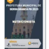 Apostila Nutricionista Prefeitura de Serra Branca PB 2023