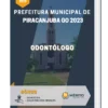 Apostila Odontólogo Prefeitura de Piracanjuba GO 2023