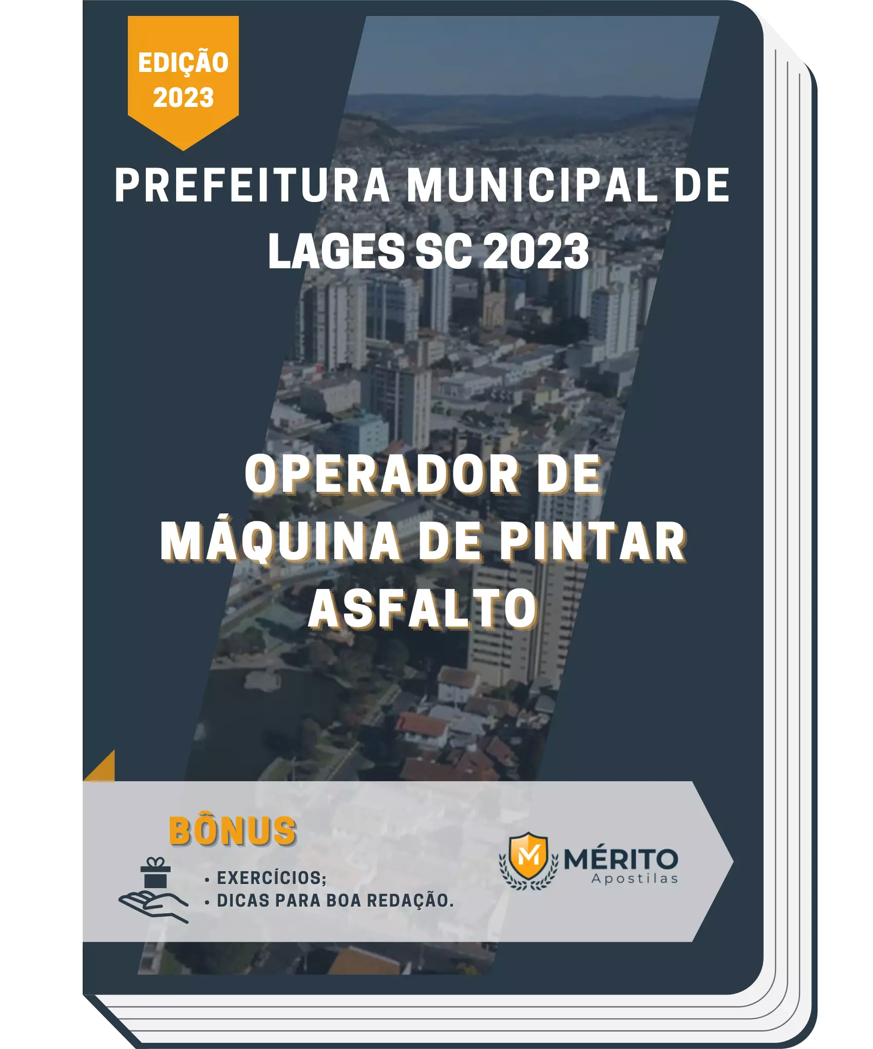 Apostila Operador De Máquina De Pintar Asfalto Prefeitura de Lages SC 2023