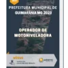 Apostila Operador De Motoniveladora Prefeitura de Guimarânia MG 2023