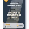 Apostila Operador De Tratamento De Esgoto Concurso Cravinhos SP 2023