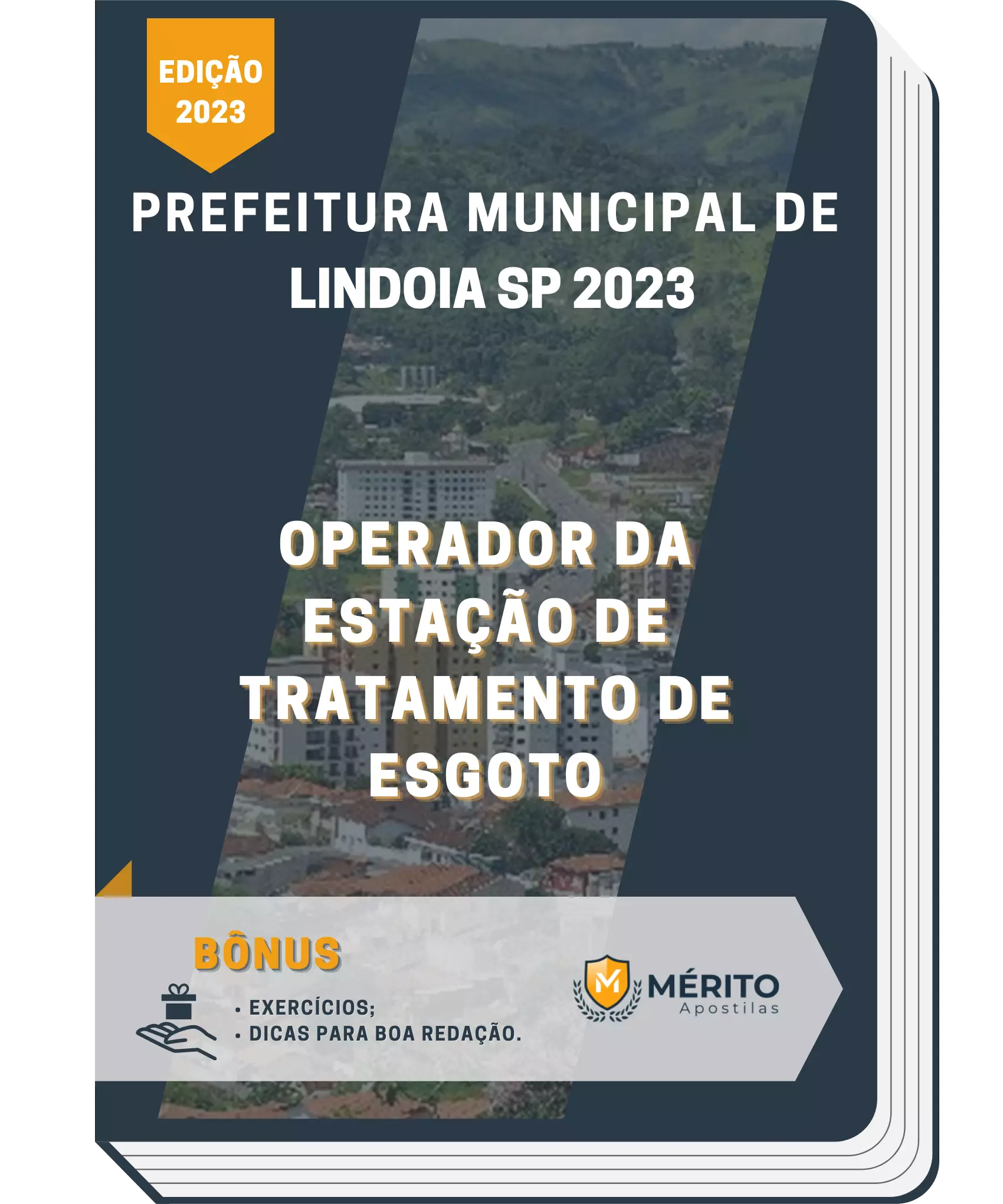 Apostila Operador da Estação de Tratamento de Esgoto Prefeitura de Lindoia SP 2023