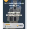 Apostila Professor De Educação Física Prefeitura de Iapu MG 2023