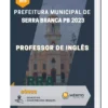 Apostila Professor De Inglês Prefeitura de Serra Branca PB 2023