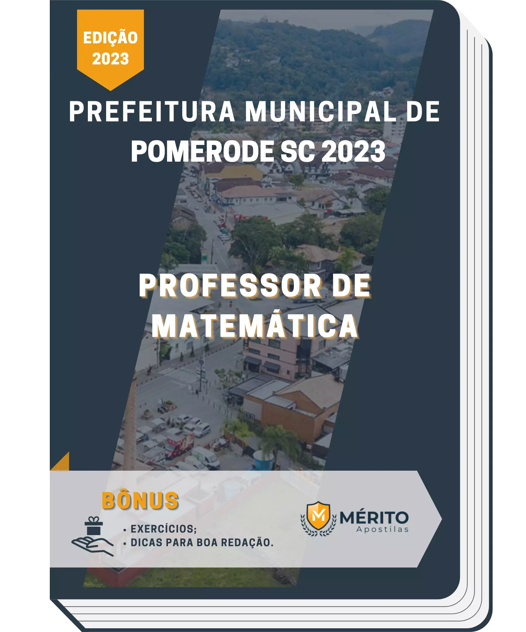 Apostila Professor De Matemática Prefeitura de Pomerode SC 2023